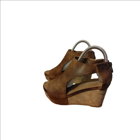 Antelope Shoes - Antelope Kaston Leather Wedge Heels Size 37